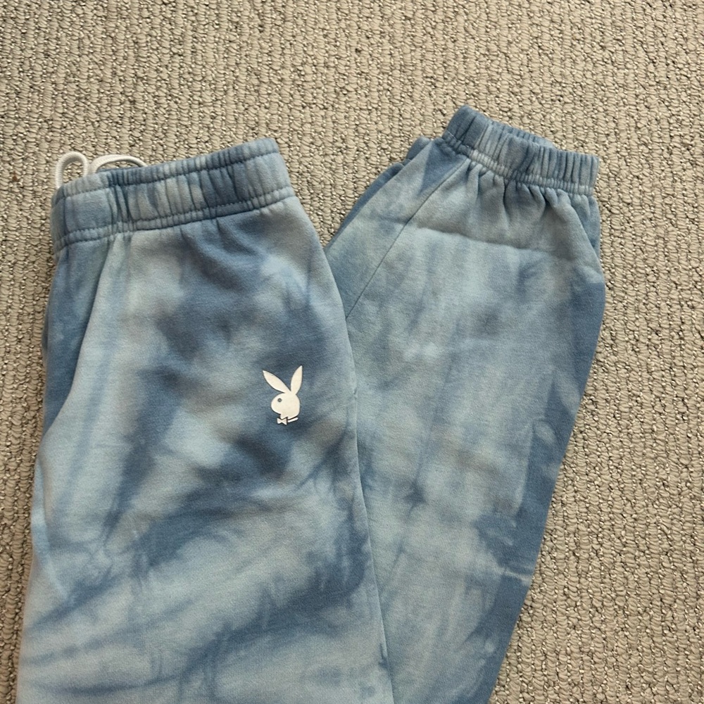 Playboy Kids Blue Tie-Dye Joggers